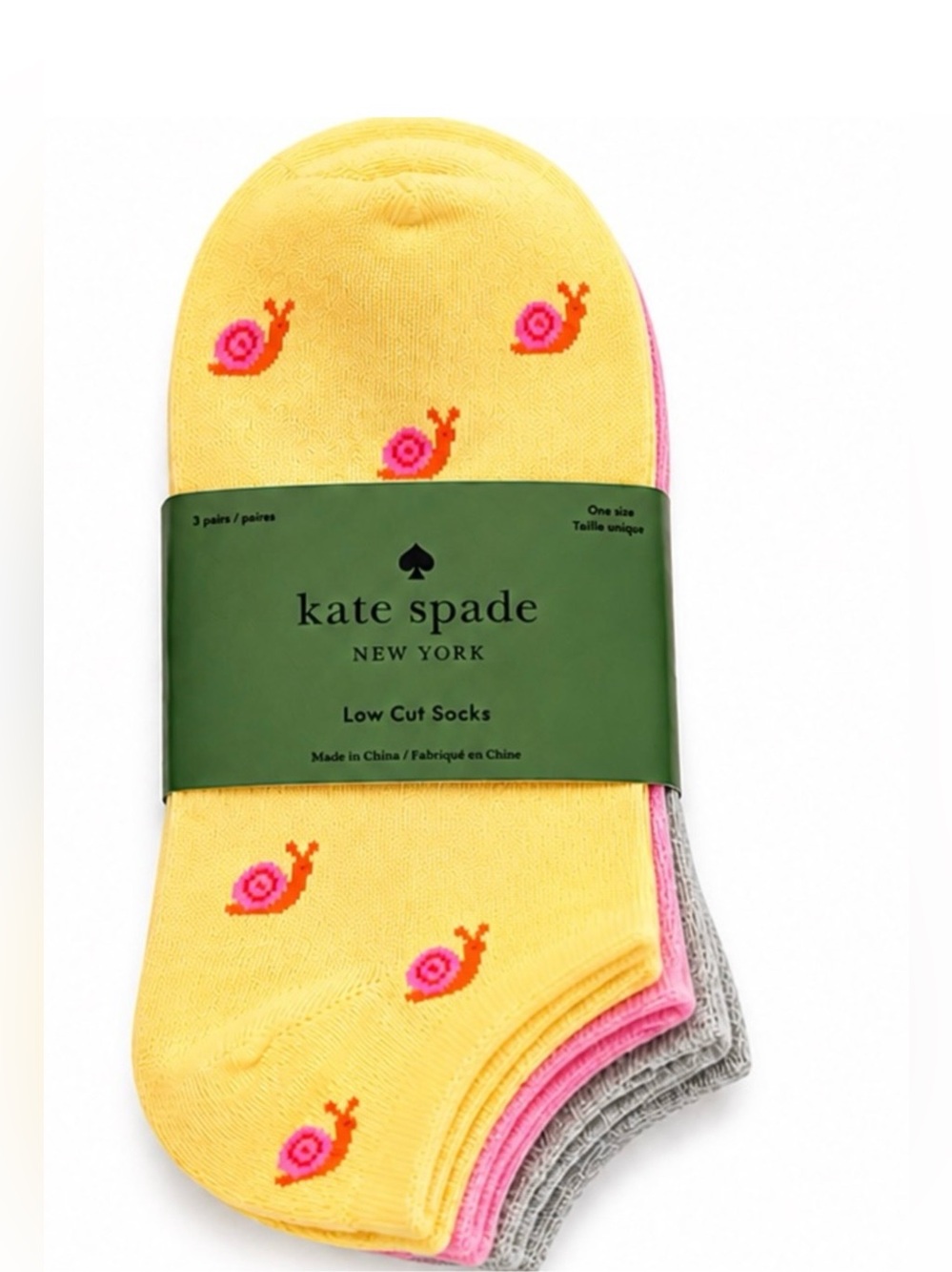 kate spade Low Cut Socks - (3-Pack)